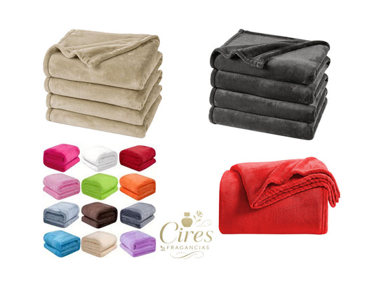 Manta Suave Karina — Disponible en Diferentes Colores C/U